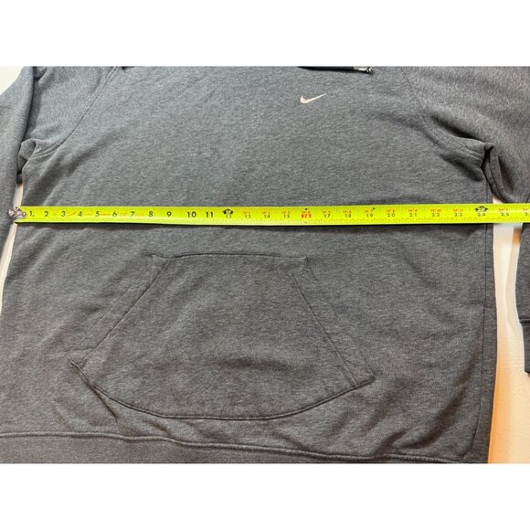 Nike Gray Pullover Hoodie Sweatshirt Mens Large Kangaroo Pocket (bin P193) - Picture 4 of 7